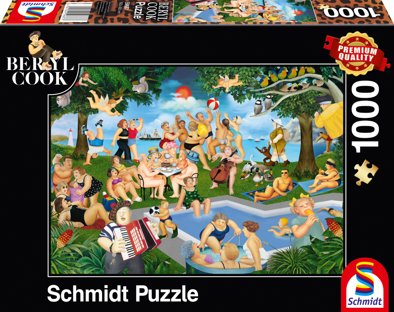 Cover: 4001504596873 | Sommerfest (Puzzle) | Beryl Cook | Spiel | In Spielebox | 59687 | 2021