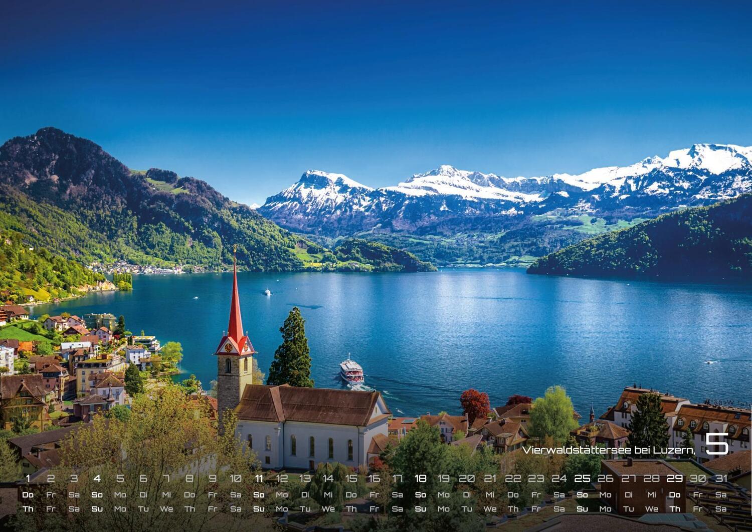 Bild: 9783986734350 | Schweiz - 2025 - Kalender DIN A2 | GP-Fever. de | Kalender | Deutsch