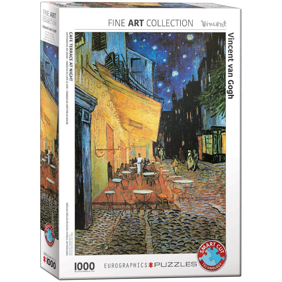Cover: 628136621434 | Caféterrasse am Abend von Vincent van Gogh 1000 Teile | Gogh | Spiel