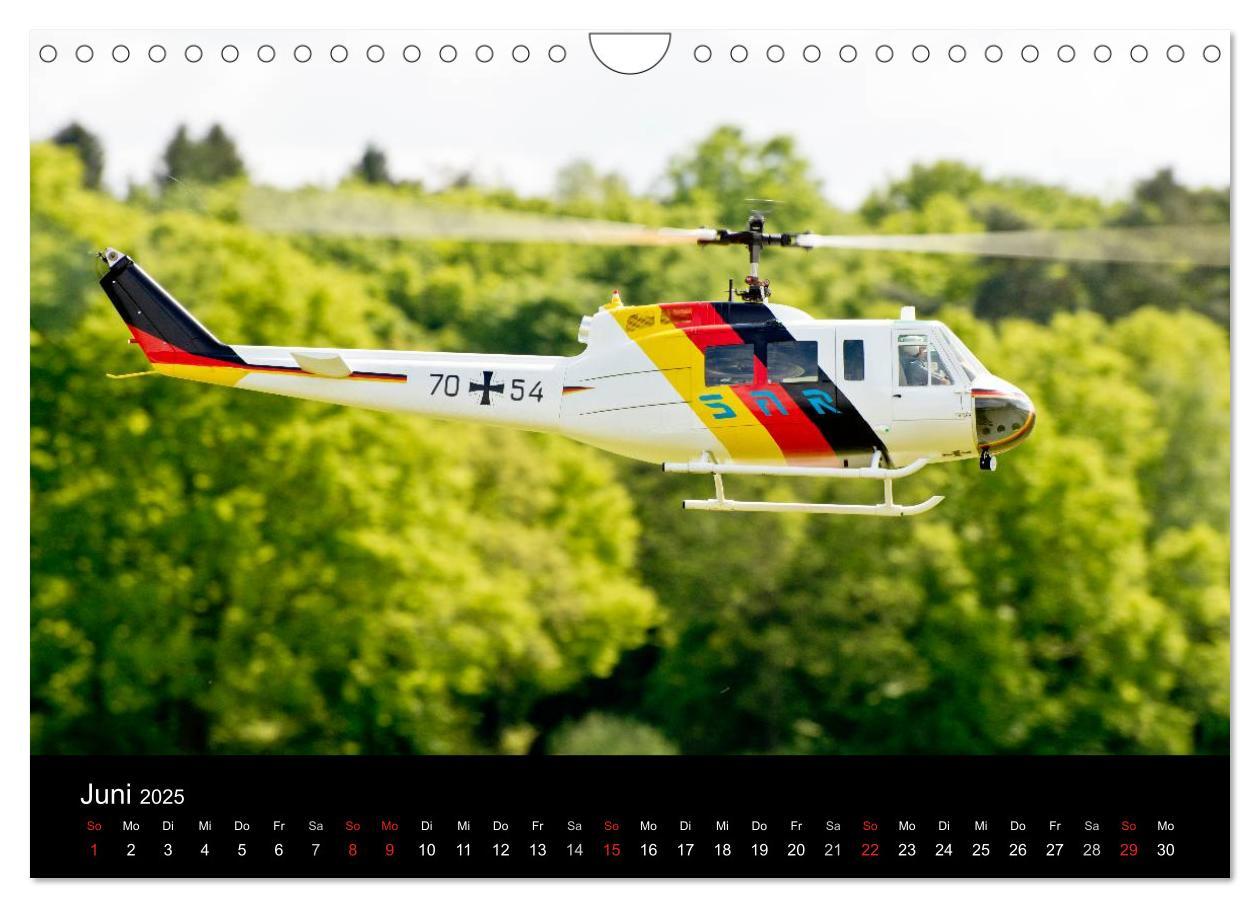 Bild: 9783435703333 | Modellhelis (Wandkalender 2025 DIN A4 quer), CALVENDO Monatskalender