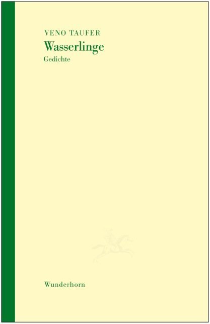 Cover: 9783884233801 | Wasserlinge | Gedichte | Veno Taufer | Buch | 48 S. | Deutsch | 2011