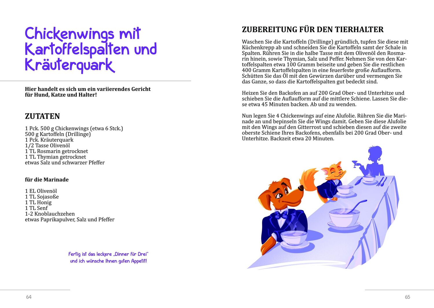 Bild: 9783989423350 | Animal Dinner | Abendessen für Drei | Gabriele Skarda | Taschenbuch