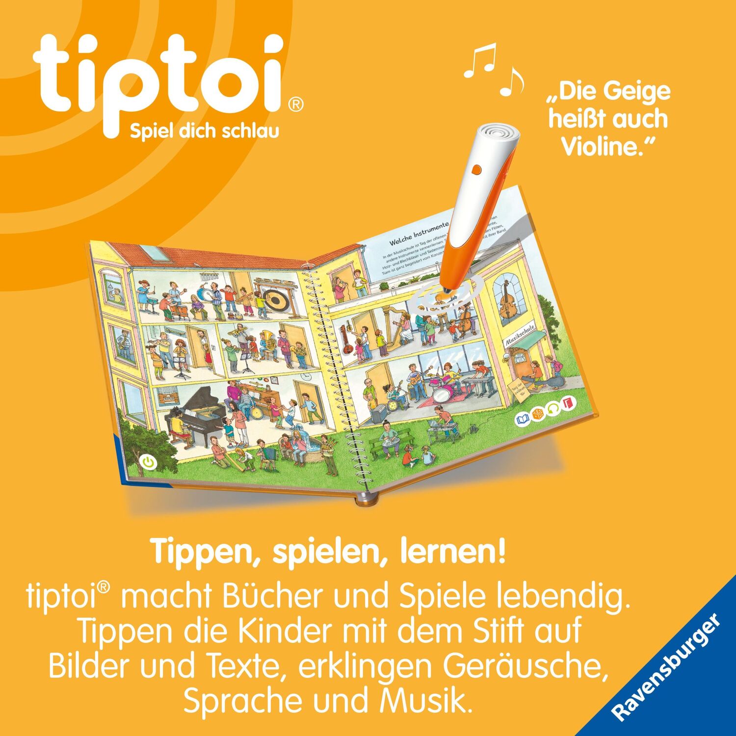 Bild: 9783473492800 | tiptoi® Wieso? Weshalb? Warum? Wir entdecken die Musik | Inka Friese