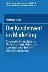 Cover: 9783824406869 | Der Kundenwert im Marketing | Matthias Tewes | Taschenbuch | Paperback