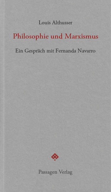 Cover: 9783709203552 | Philosophie und Marxismus | Ein Gespräch mit Fernanda Navarro | Buch