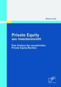 Cover: 9783842852280 | Private Equity aus Investorensicht: Eine Analyse des europäischen...