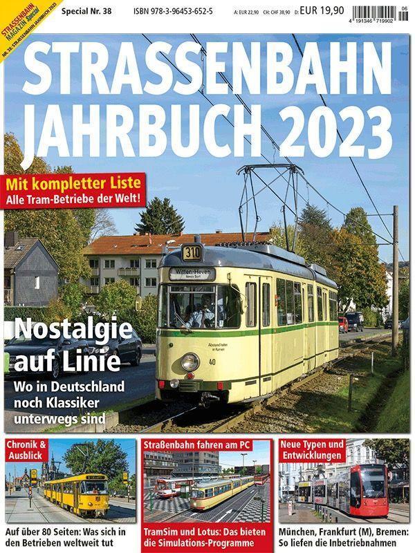 Cover: 9783964536525 | Straßenbahn Jahrbuch 2023 | Straßenbahn Magazin Special 6/2023 | 2022