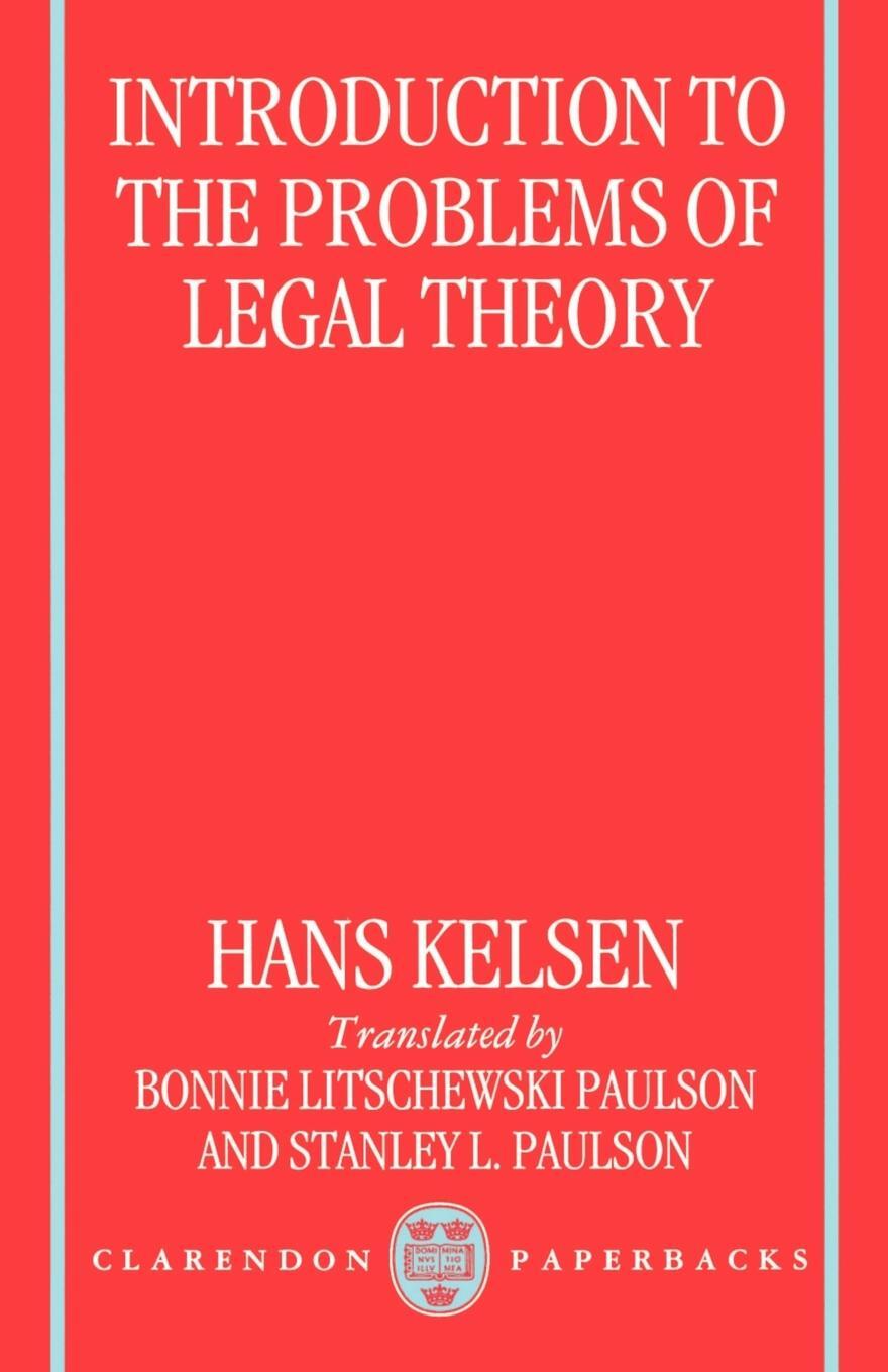 Cover: 9780198265658 | Introduction to the Problems of Legal Theory | Hans Kelsen | Buch