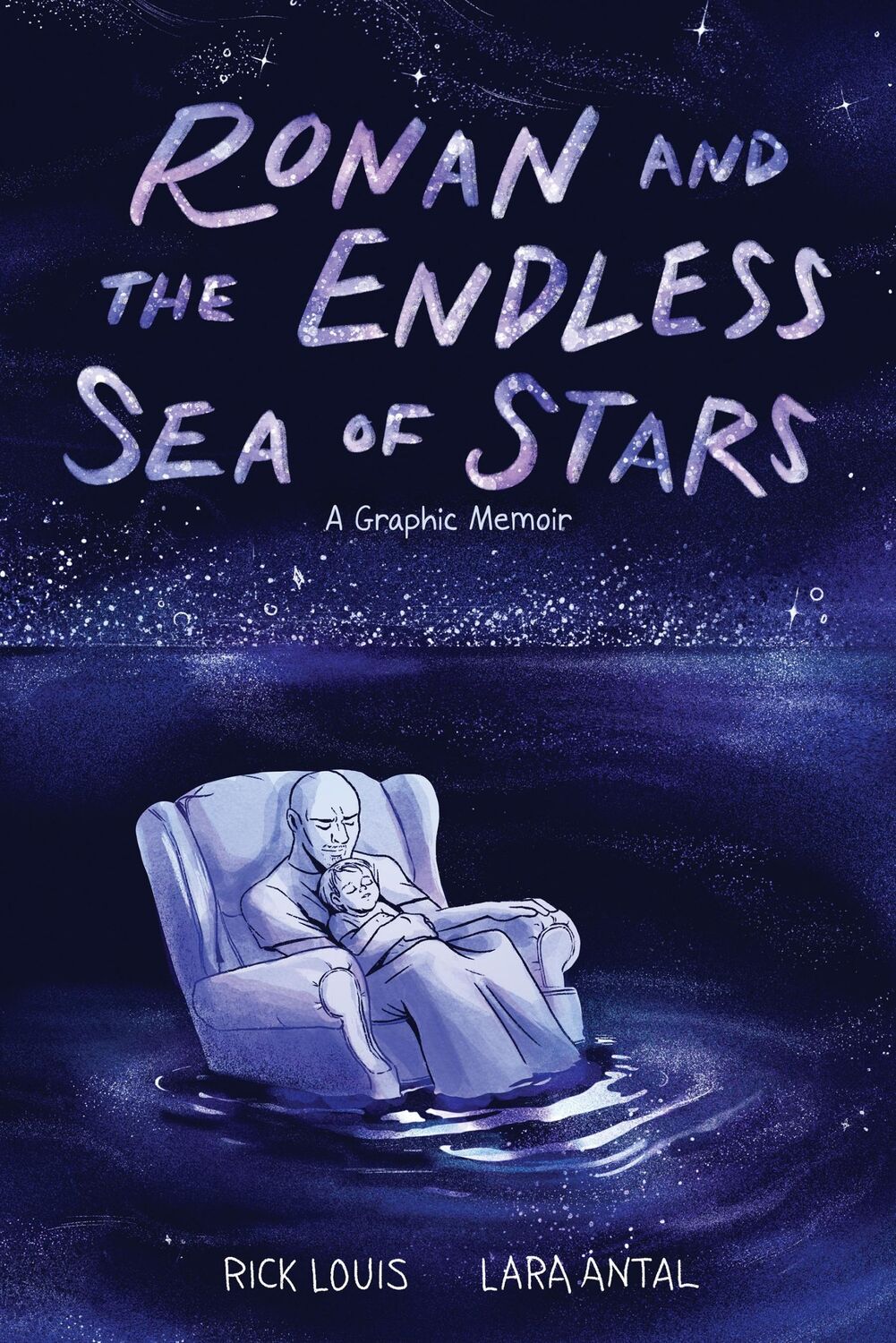 Cover: 9781419751080 | Ronan and the Endless Sea of Stars | A Graphic Memoir | Rick Louis