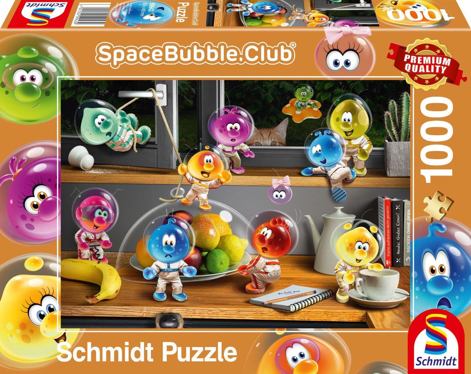 Cover: 4001504599430 | Eroberung der Küche. 1.000 Teile | Erwachsenenpuzzle Spacebubble.Club