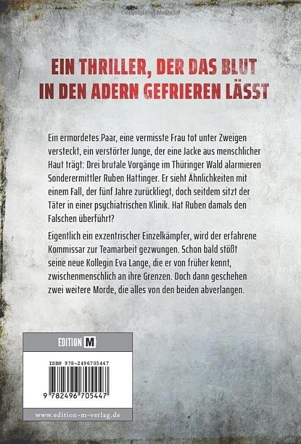 Rückseite: 9782496705447 | Verhasstes Blut | Ein Ruben-Hattinger-Thriller | Mark Franley | Buch