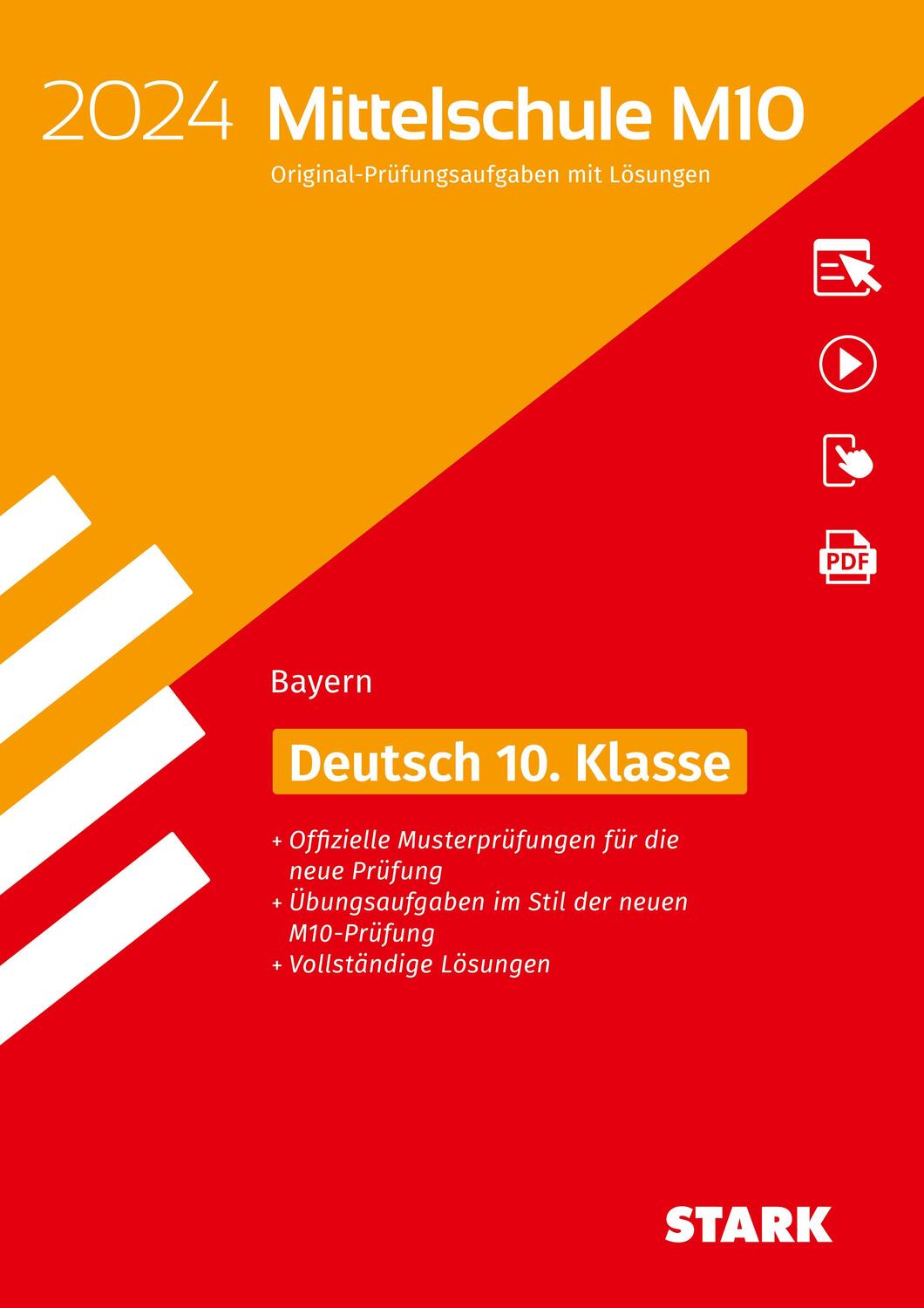 Cover: 9783849058982 | STARK Original-Prüfungen Mittelschule M10 2024 - Deutsch - Bayern