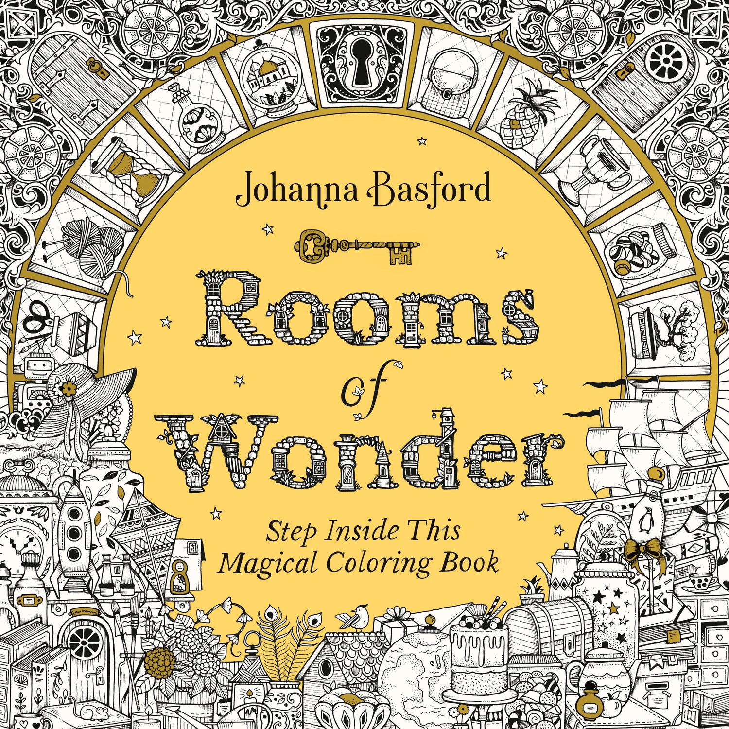 Cover: 9780143136958 | Rooms of Wonder | Step Inside This Magical Coloring Book | Basford