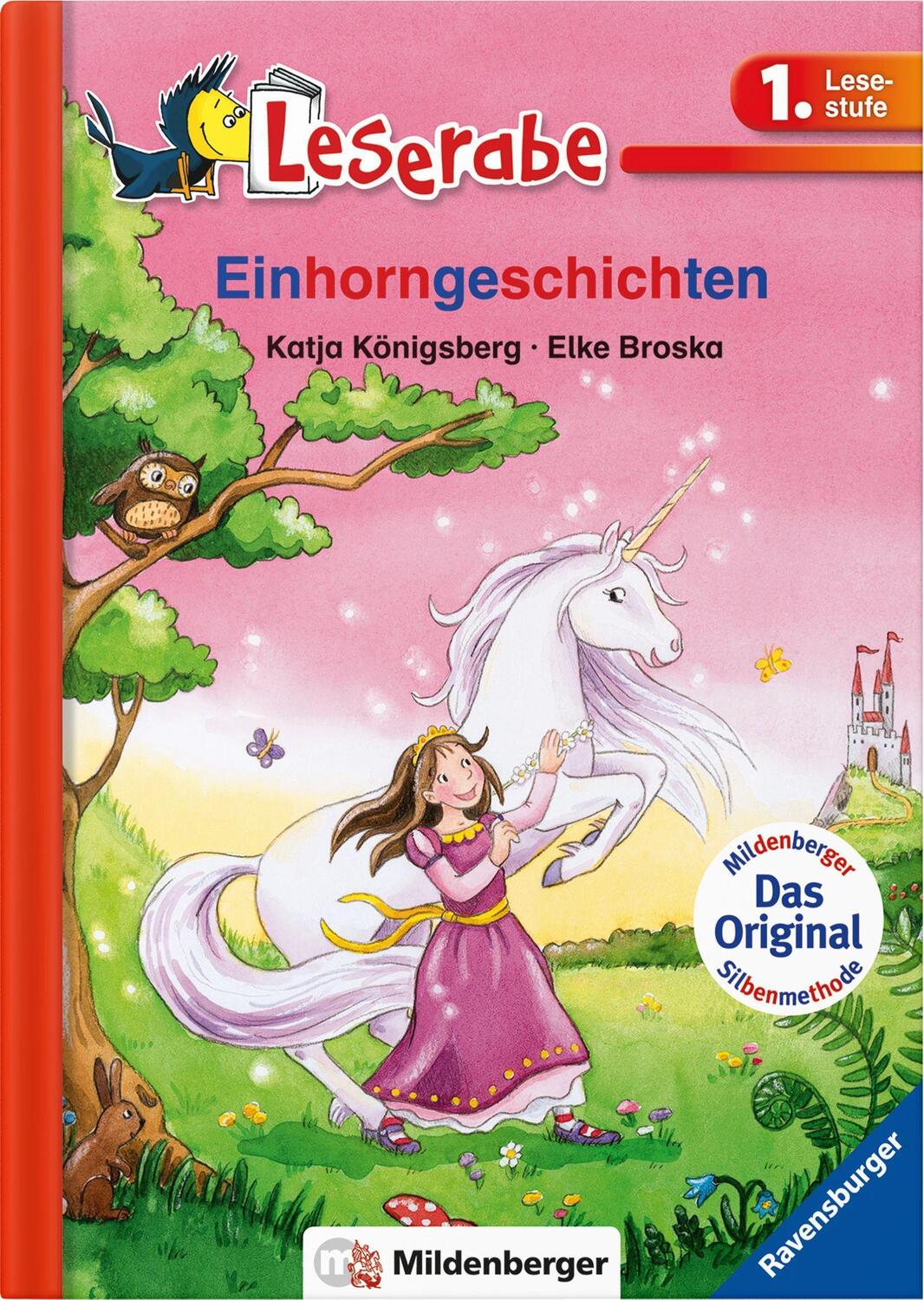 Cover: 9783619144433 | Leserabe 34, Lesestufe 1 - Einhorngeschichten | Katja Königsberg