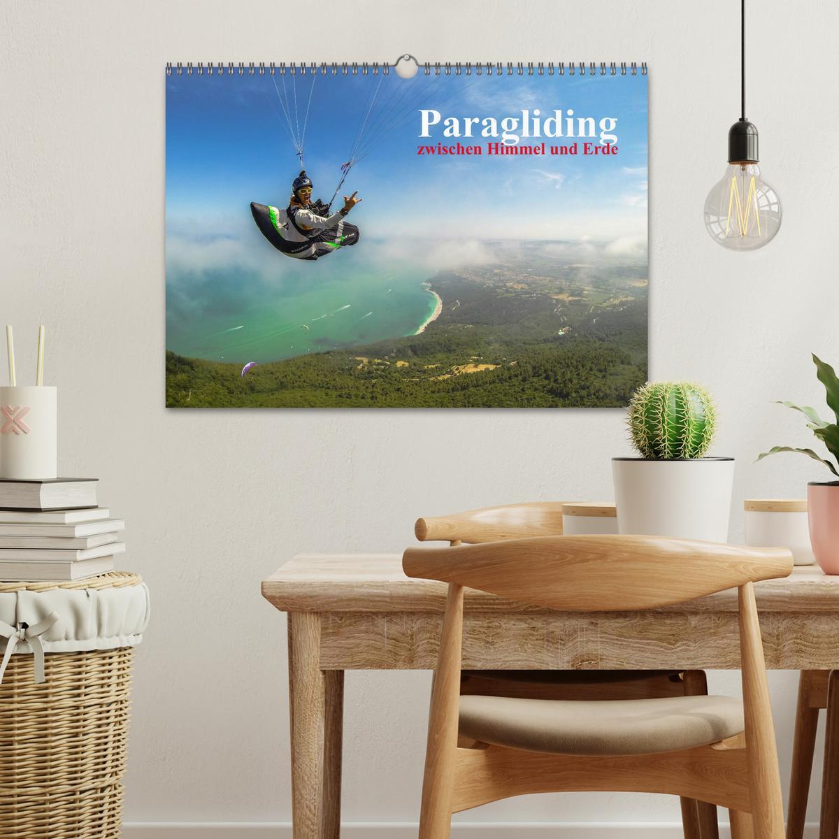 Bild: 9783435630936 | Paragliding - zwischen Himmel und Erde (Wandkalender 2025 DIN A3...