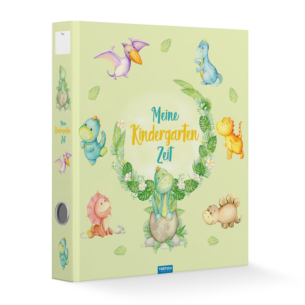 Cover: 9783965526044 | Trötsch Ordner Kindergarten Dinosaurier Sammelordner Hefter A4...