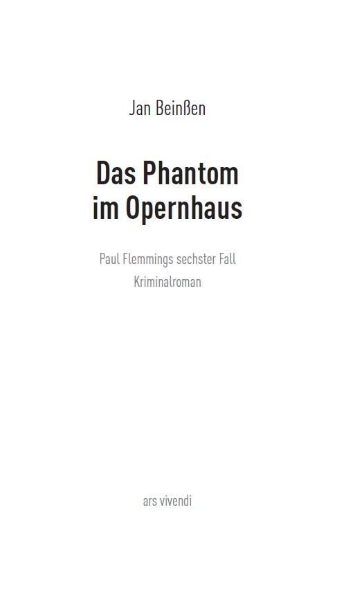Bild: 9783869130408 | Das Phantom im Opernhaus | Jan Beinßen | Taschenbuch | Paul Flemming