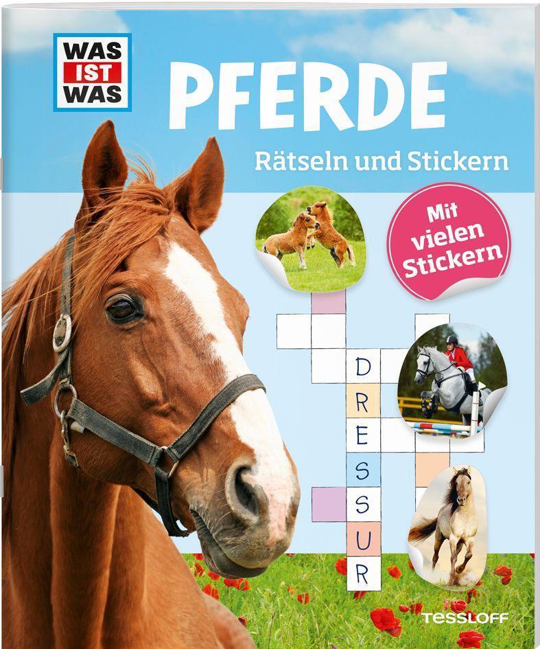 Cover: 9783788621681 | WAS IST WAS Rätseln und Stickern: Pferde | Anja Starigk | Taschenbuch