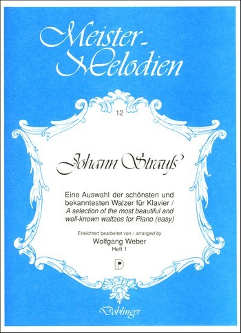 Cover: 9790012167617 | Meister-Melodien Band 12 Johann Strauss Walzerauswahl für Klavier 1...