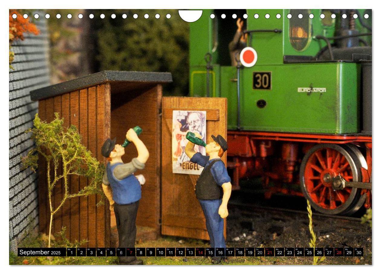 Bild: 9783435568659 | Kleine Bahnwelt in Spur 1 (Wandkalender 2025 DIN A4 quer), CALVENDO...