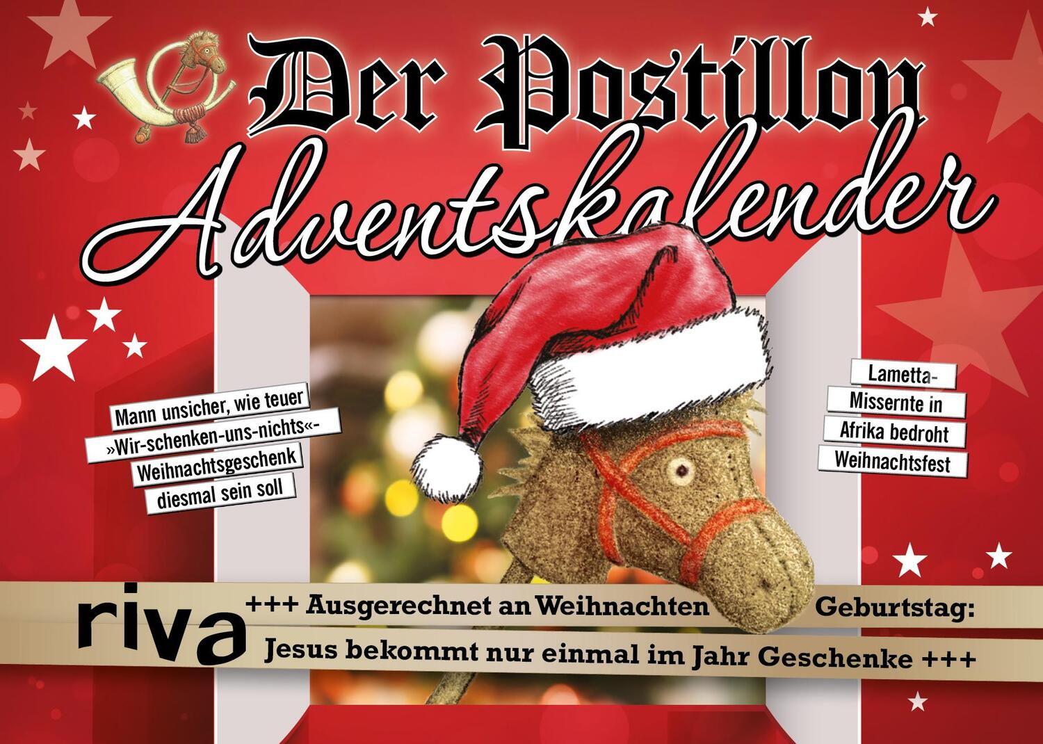 Cover: 9783742315229 | Der Postillon Adventskalender | Stefan Sichermann | Kalender | 100 S.