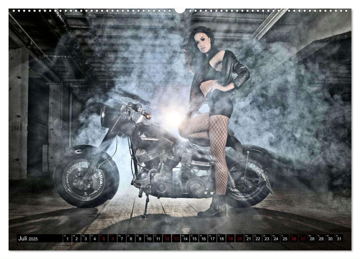 Bild: 9783435040063 | Motorräder und Sexy Girls (hochwertiger Premium Wandkalender 2025...