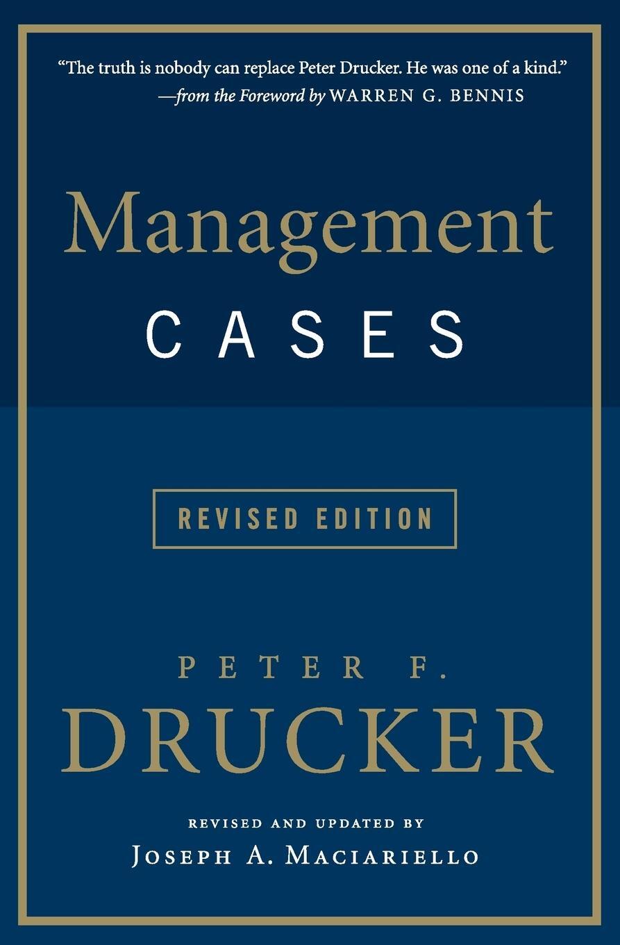 Cover: 9780061435157 | Management Cases | Peter F. Drucker | Taschenbuch | Paperback | 2008