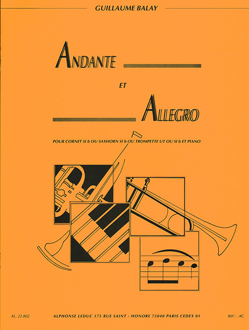 Cover: 9790046228025 | Andante et Allegro | Guillaume Balay | Buch | Alphonse Leduc
