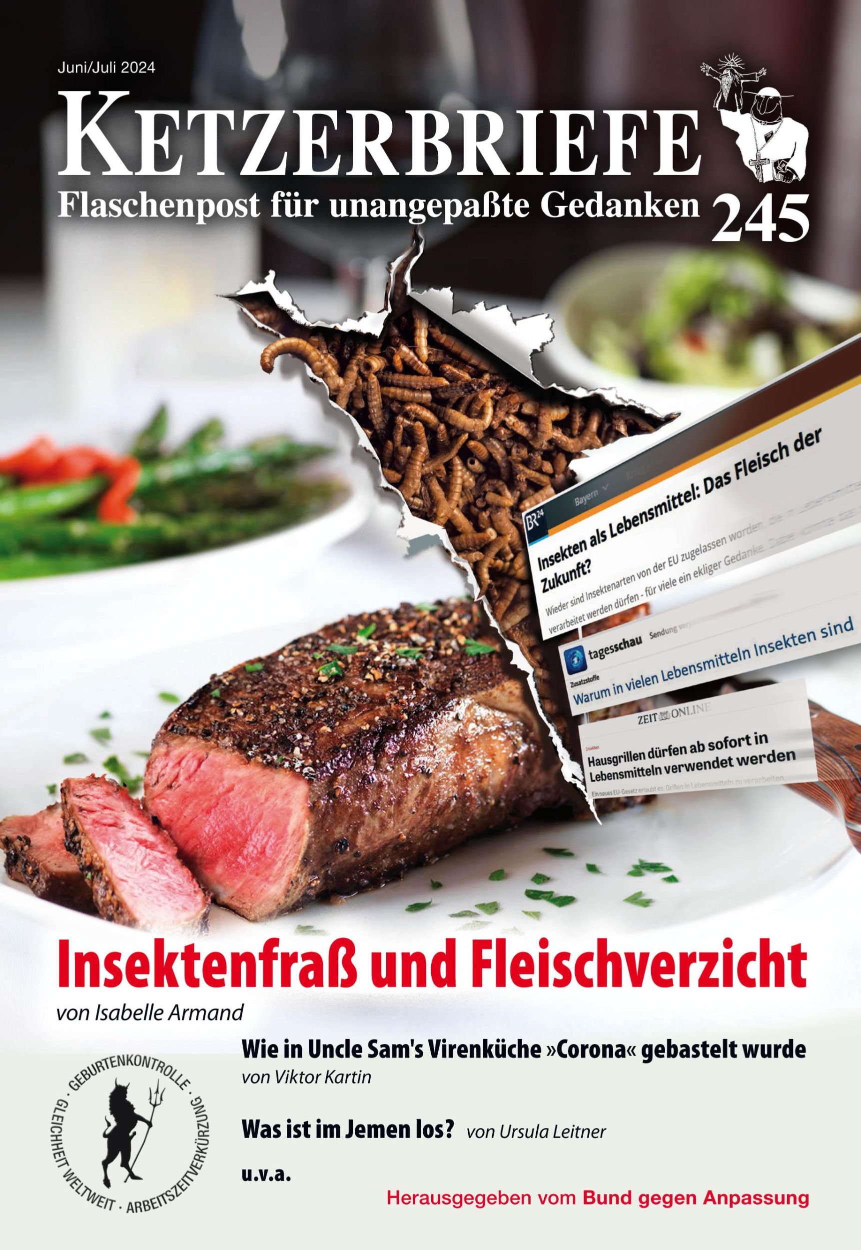 Cover: 9783894843083 | Insektenfraß und Fleischverzicht | Isabelle Armand (u. a.) | Buch