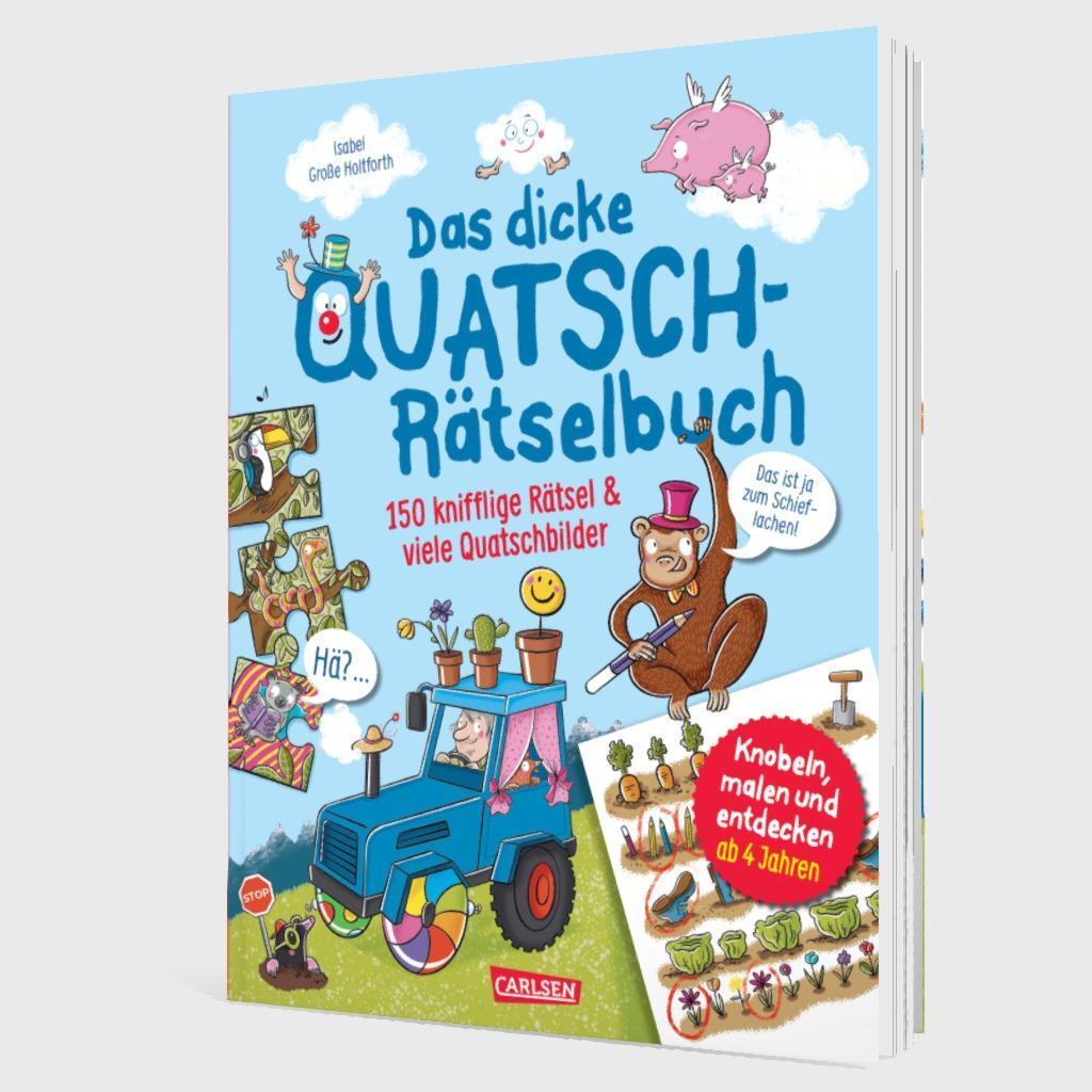 Bild: 9783551192141 | Das dicke Quatsch-Rätselbuch | Isabel Große Holtforth | Taschenbuch