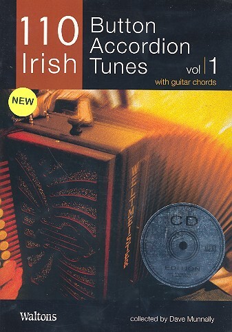 Cover: 9781857201956 | 110 Button Accordion Tunes | Buch + CD | Waltons Irish Music