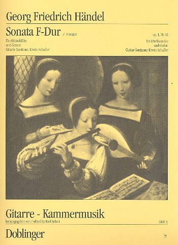 Cover: 9790012096498 | Sonata F-Dur op. 1 / 11 | Georg Friedrich Händel | Buch