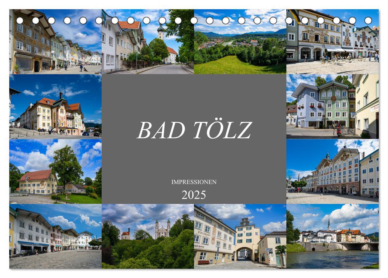 Cover: 9783435039296 | Bad Tölz Impressionen (Tischkalender 2025 DIN A5 quer), CALVENDO...