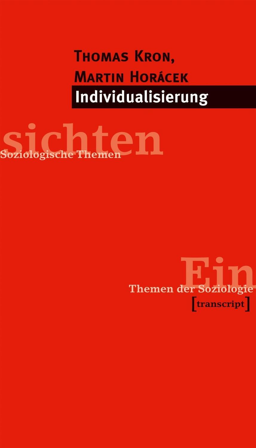 Cover: 9783899425512 | Individualisierung | Thomas/Horácek, Martin Kron | Taschenbuch | 2009