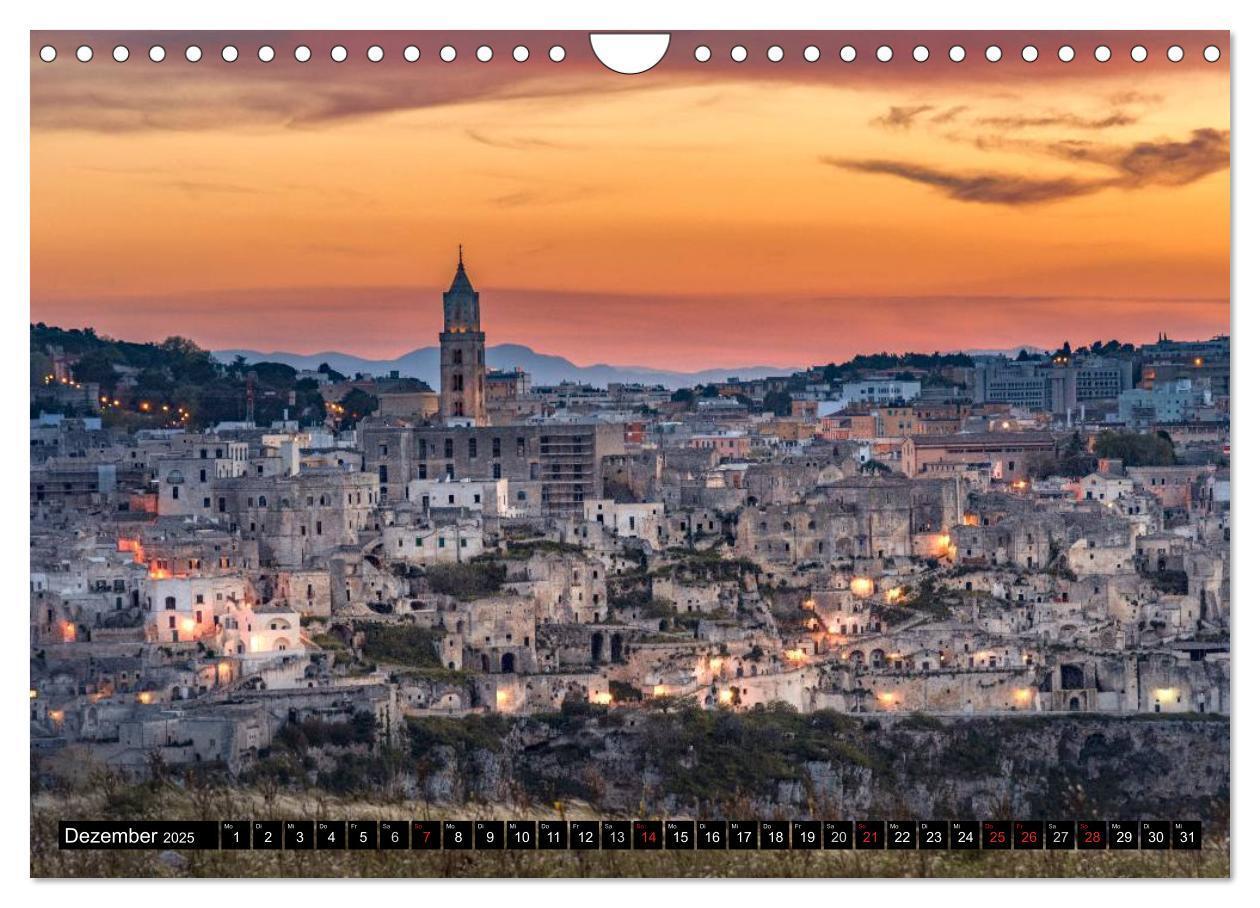 Bild: 9783435466702 | Matera (Wandkalender 2025 DIN A4 quer), CALVENDO Monatskalender | 2025