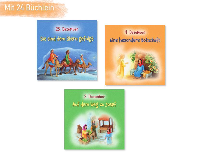 Bild: 9783780618160 | Die Weihnachtsgeschichte | Ein Adventskalender mit 24 Büchlein