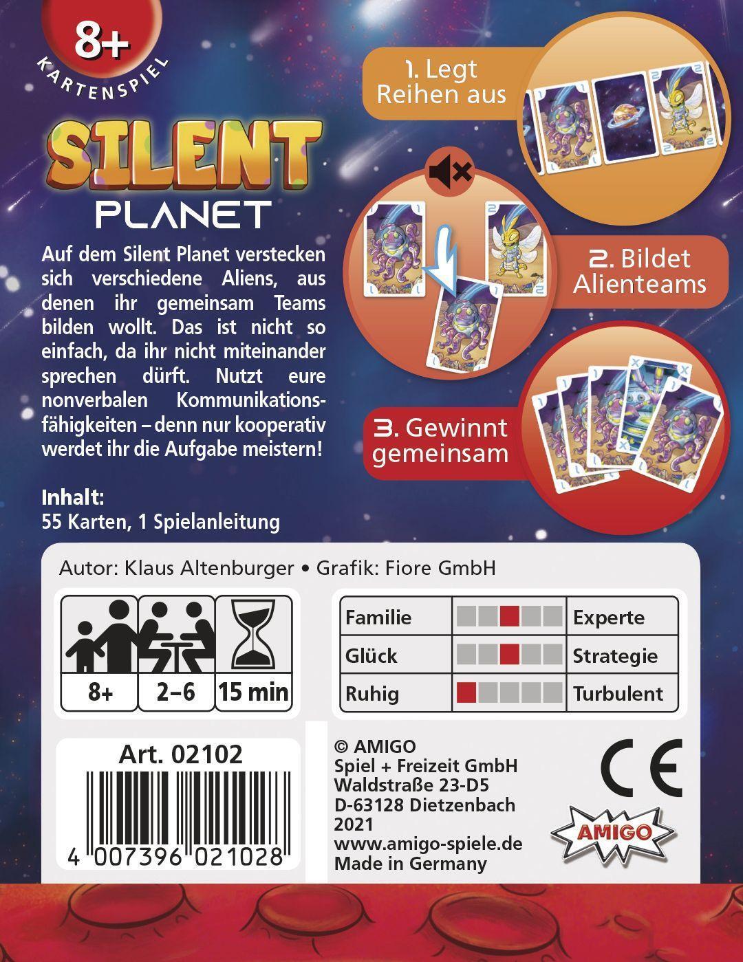 Bild: 4007396021028 | Silent Planet | AMIGO Spiel Freizeit | Spiel | Deutsch | 2021