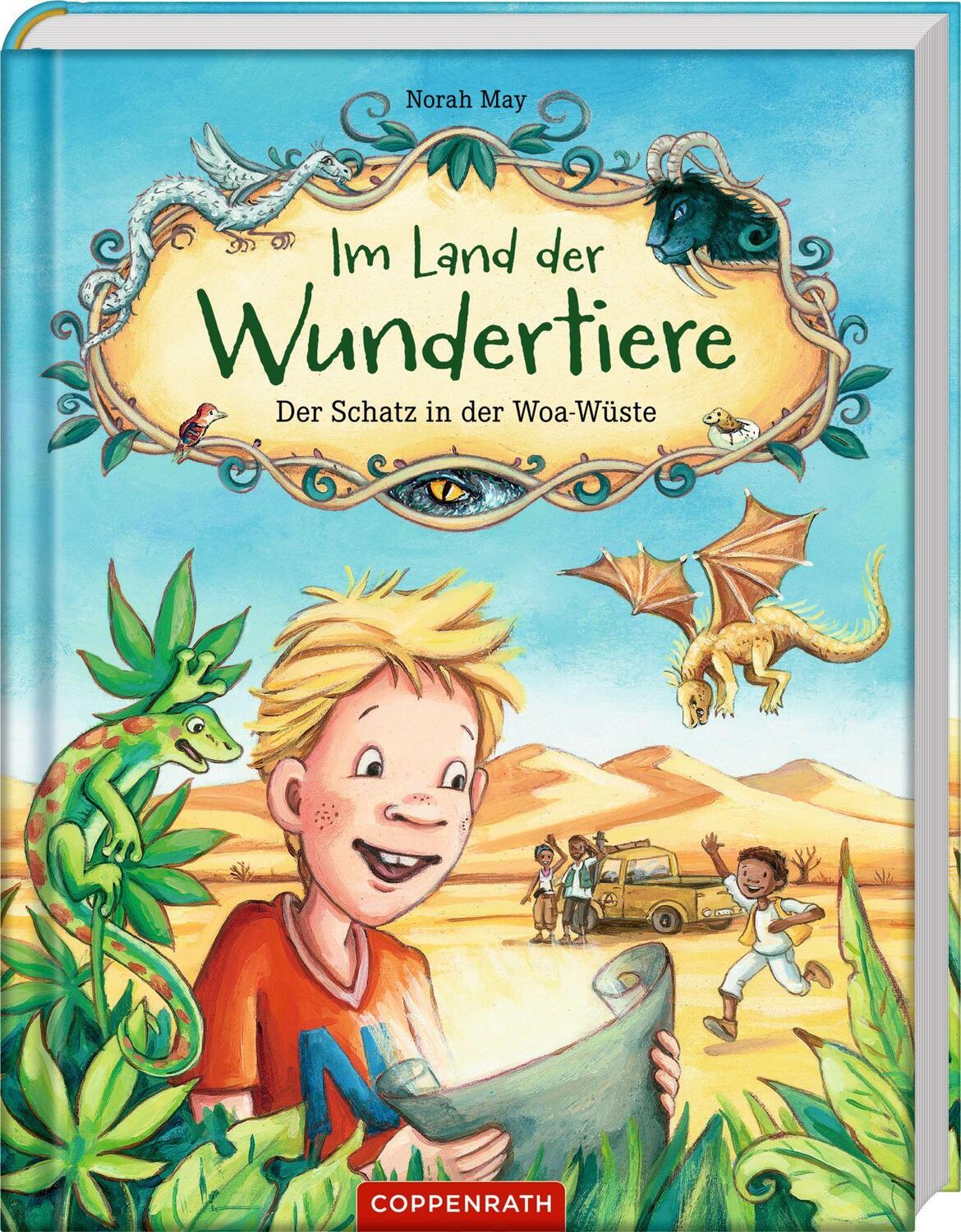 Cover: 9783649642602 | Im Land der Wundertiere (Bd. 1) | Der Schatz in der Woa-Wüste | May