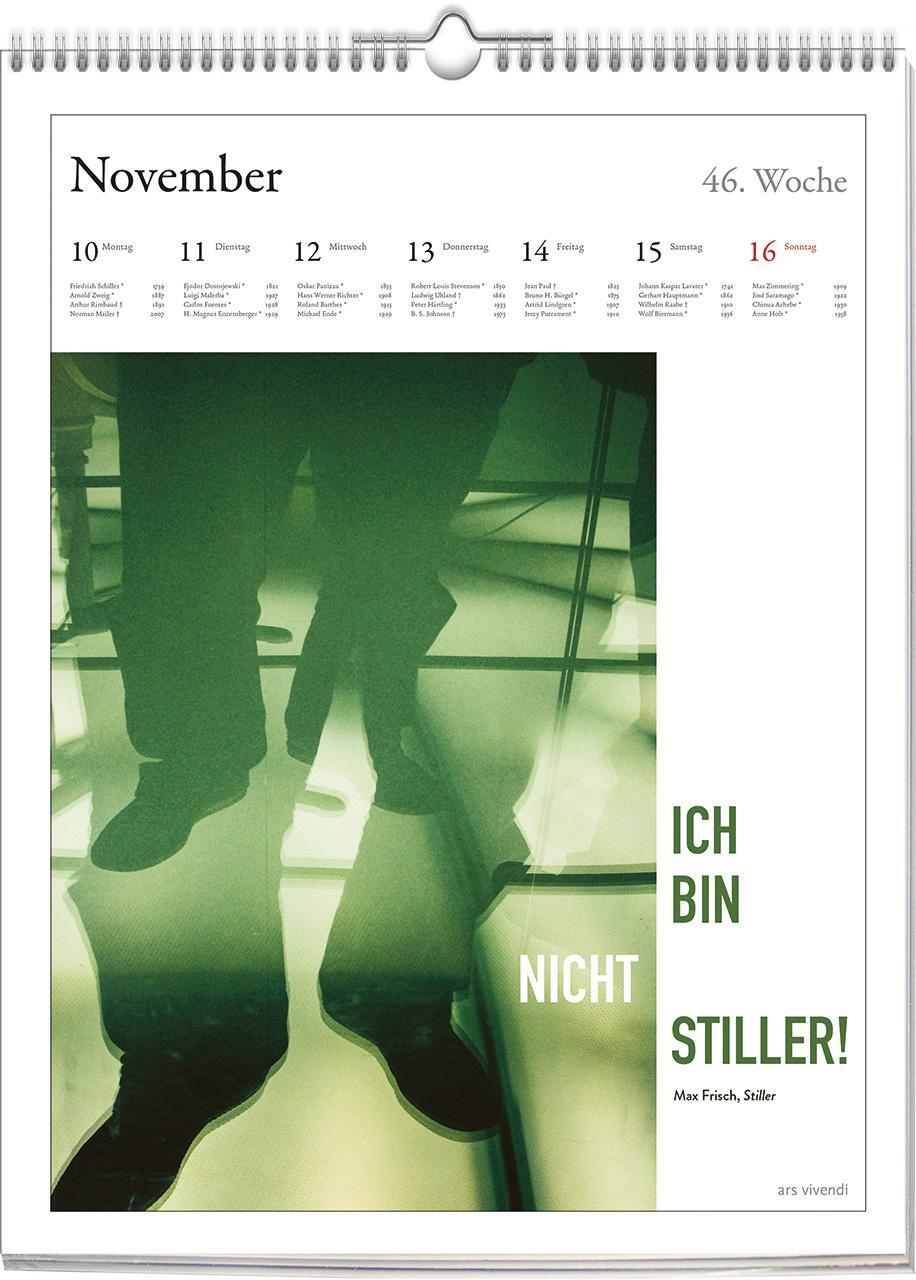 Bild: 9783747205662 | ars vivendi Literatur Kalender 2025 | Wochenkalender | verlag | 53 S.