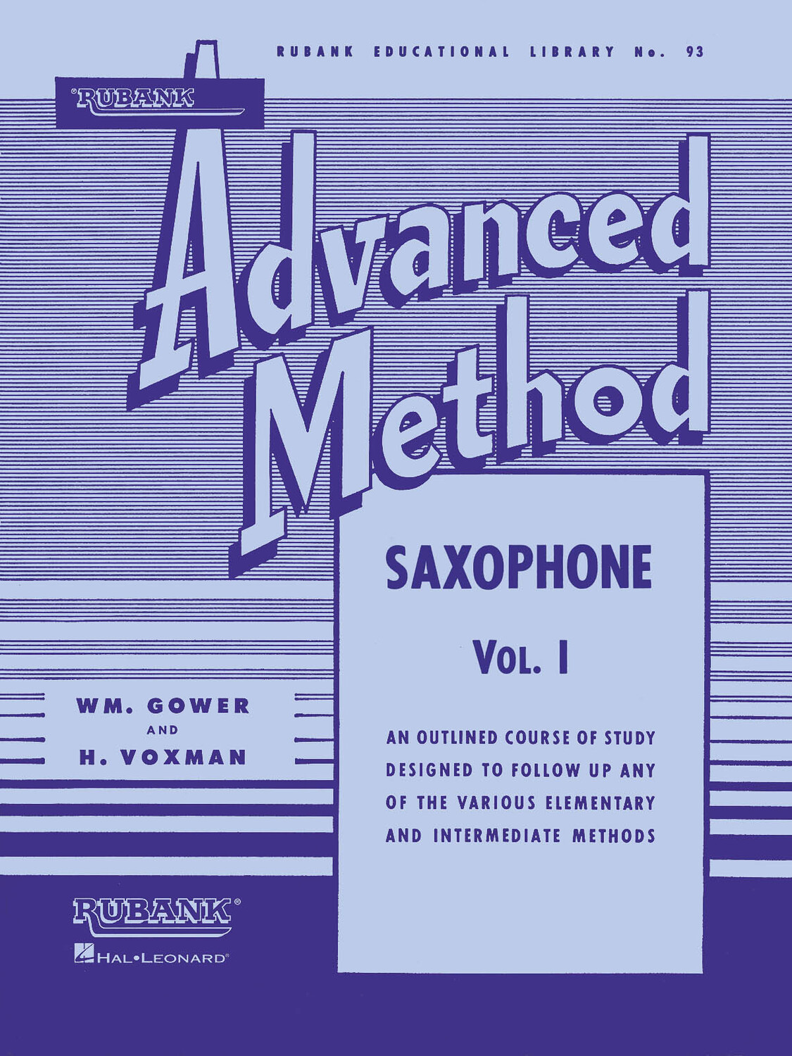 Cover: 73999703702 | Rubank Advanced Method - Saxophone Vol. 1 | Advanced Method | Buch