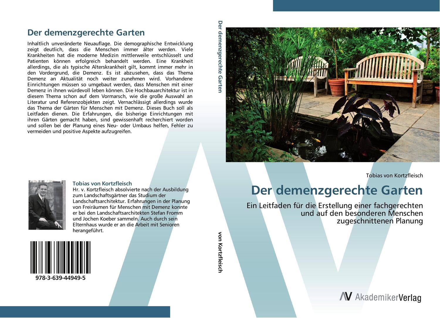 Cover: 9783639449495 | Der demenzgerechte Garten | Tobias von Kortzfleisch | Taschenbuch