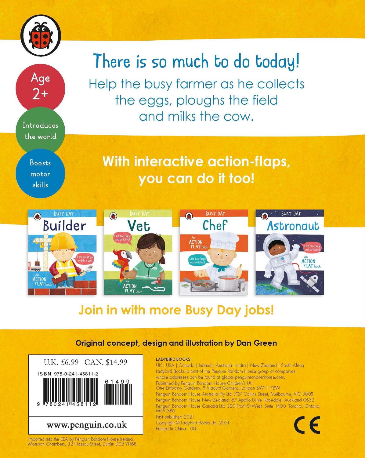 Rückseite: 9780241458112 | Busy Day: Farmer | An action play book | Dan Green | Buch | Busy Day