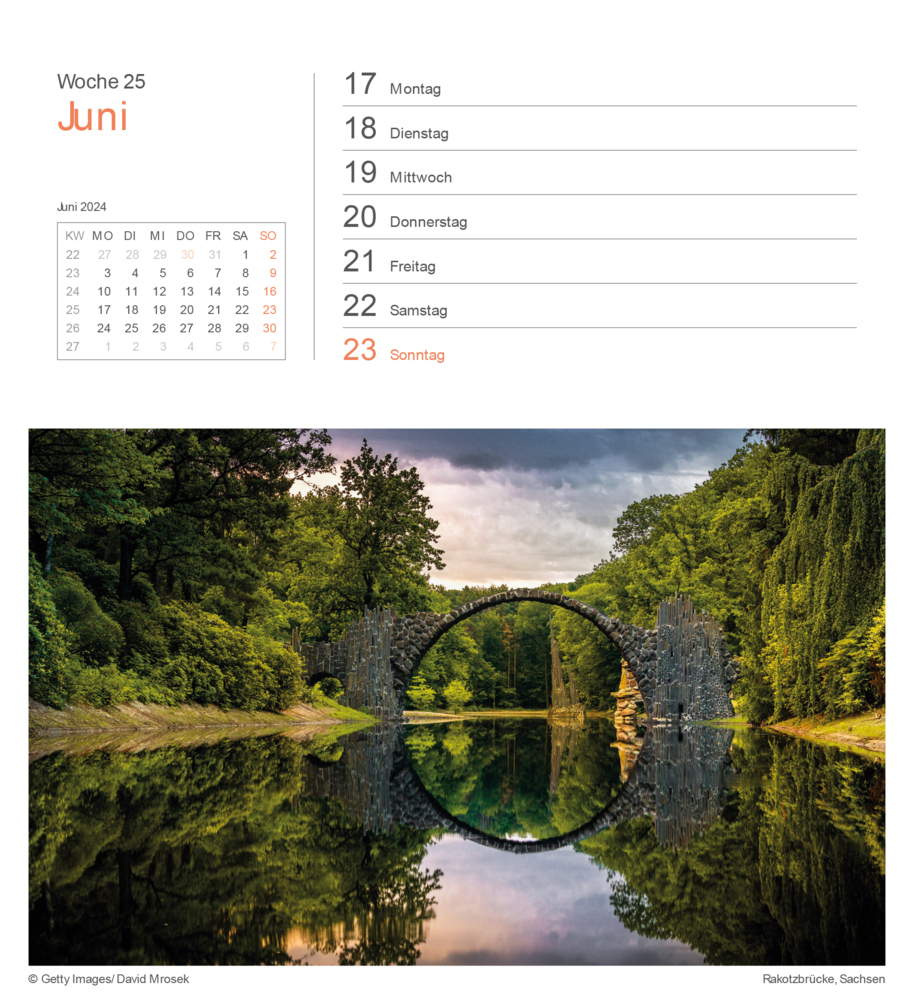 Bild: 9783965913042 | Deutschland - KUNTH Postkartenkalender 2024 | Kalender | 53 S. | 2024