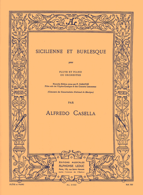 Cover: 9790046213236 | Sicilienne &amp; Burlesque | Casella | Buch | Alphonse Leduc