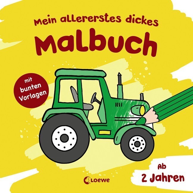 Cover: 9783785588321 | Mein allererstes dickes Malbuch (Traktor) | Loewe Kreativ | Buch