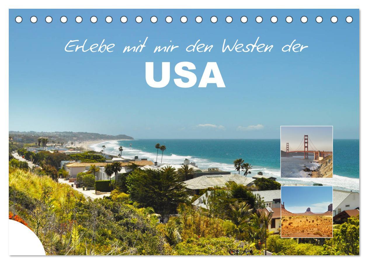 Cover: 9783435110766 | Erlebe mit mir den Westen der USA (Tischkalender 2025 DIN A5 quer),...