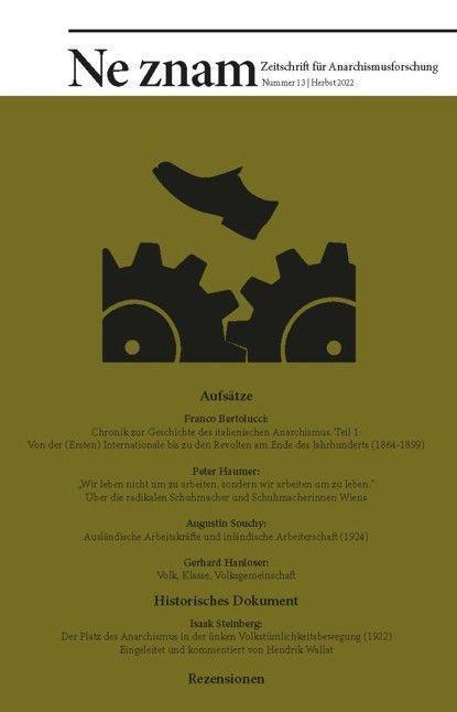 Cover: 9783868413045 | NeZnam - Zeitschrift für Anarchismusforschung | Nummer 13 | Kellermann