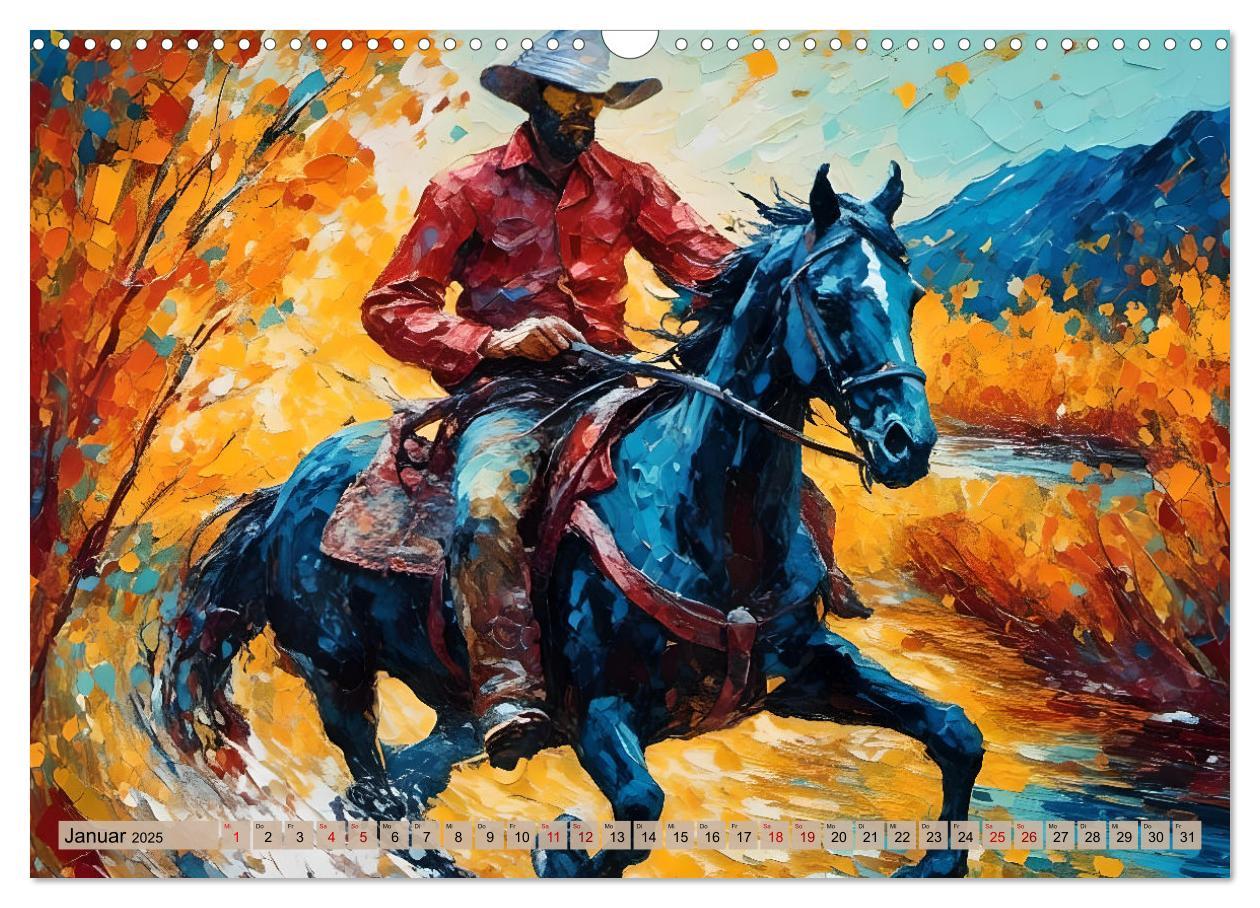 Bild: 9783457158463 | Wild West Moments (Wandkalender 2025 DIN A3 quer), CALVENDO...