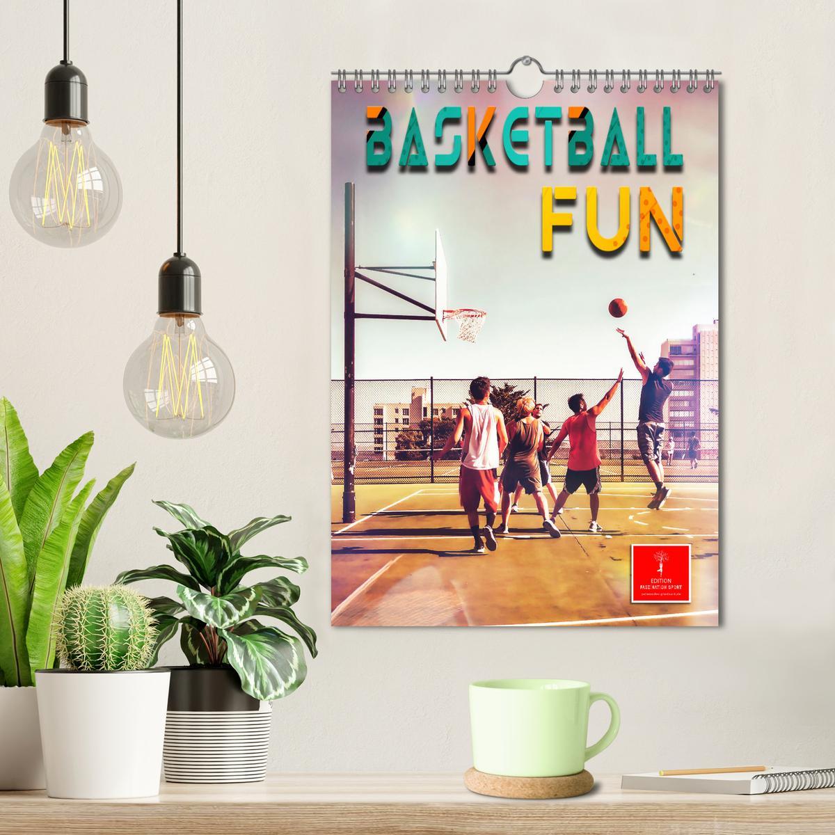 Bild: 9783435910014 | Basketball Fun (Wandkalender 2025 DIN A4 hoch), CALVENDO...