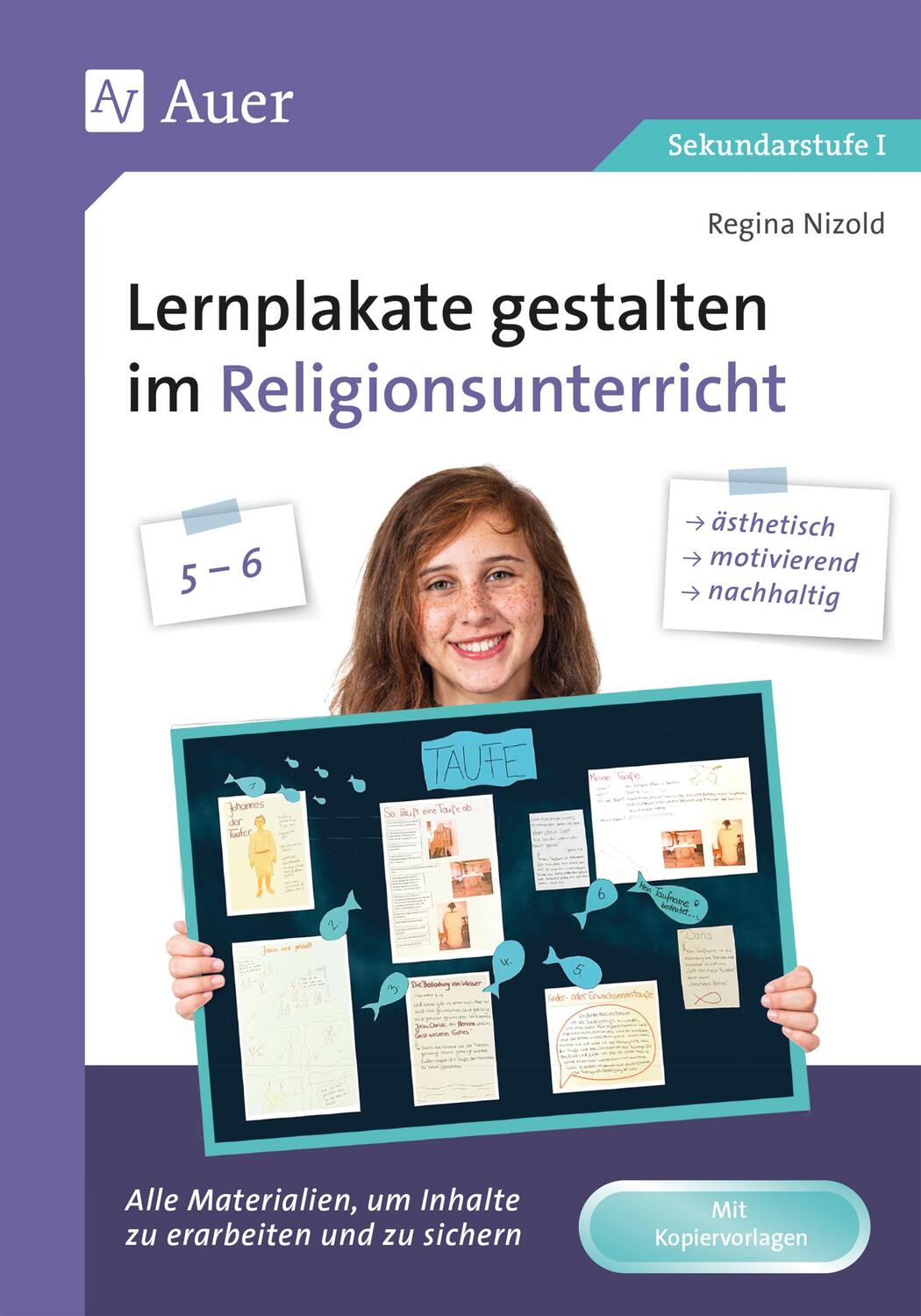 Cover: 9783403083887 | Lernplakate gestalten im Religionsunterricht 5-6 | Regina Nizold